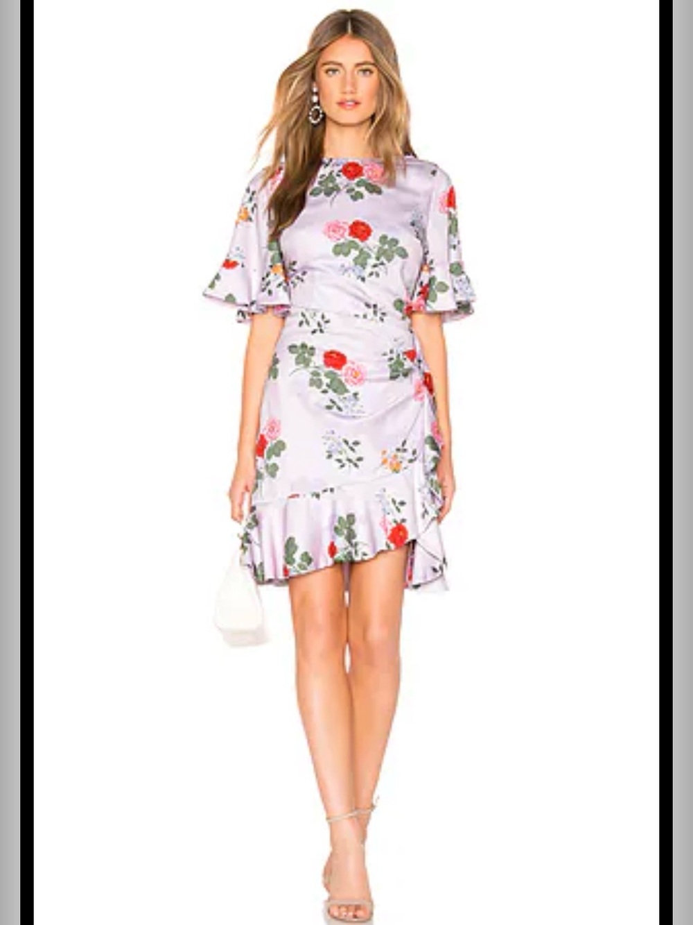 Keepsake the Label floral ruffle dress